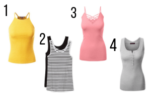 tank tops to wear with long skirts